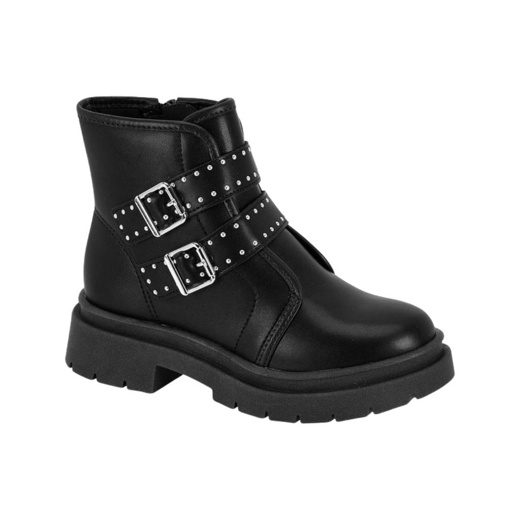 Bota Infantil Feminina Molekinha Fecho Fivela Leve e Confortável Napa Berlim Ref:.2182114