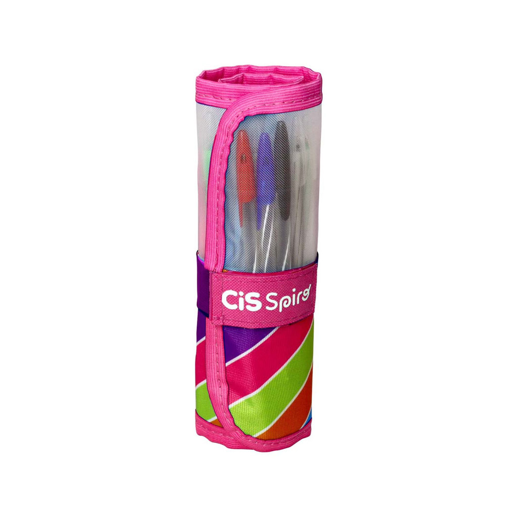 Caneta esferográfica Spiro Rollerset Rosa com 29 unidades Cis