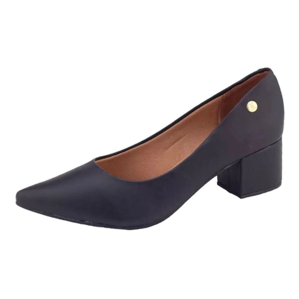 Sapato Feminino Scarpin Salto Baixo Conforto Moderno Vizzano