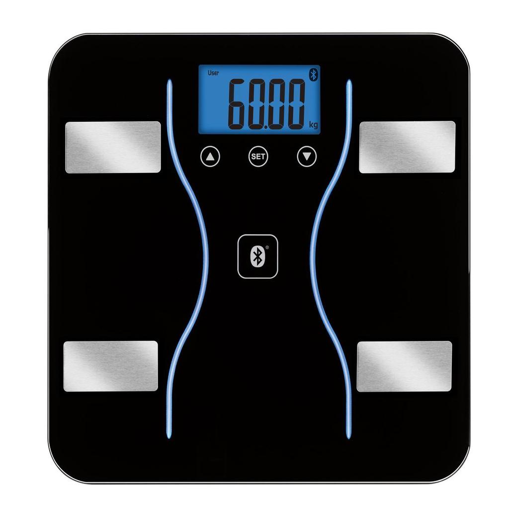 Balança Digital Bioimpedância Bluetooth Conair  Preto em Oferta na Shopee