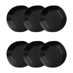 Jogo de 6 Pratos Fundos 22,5cm Oxford Ryo Volcano