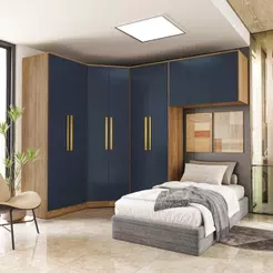 Quarto Modular Kappesberg Adapt Profundo 4 Peças