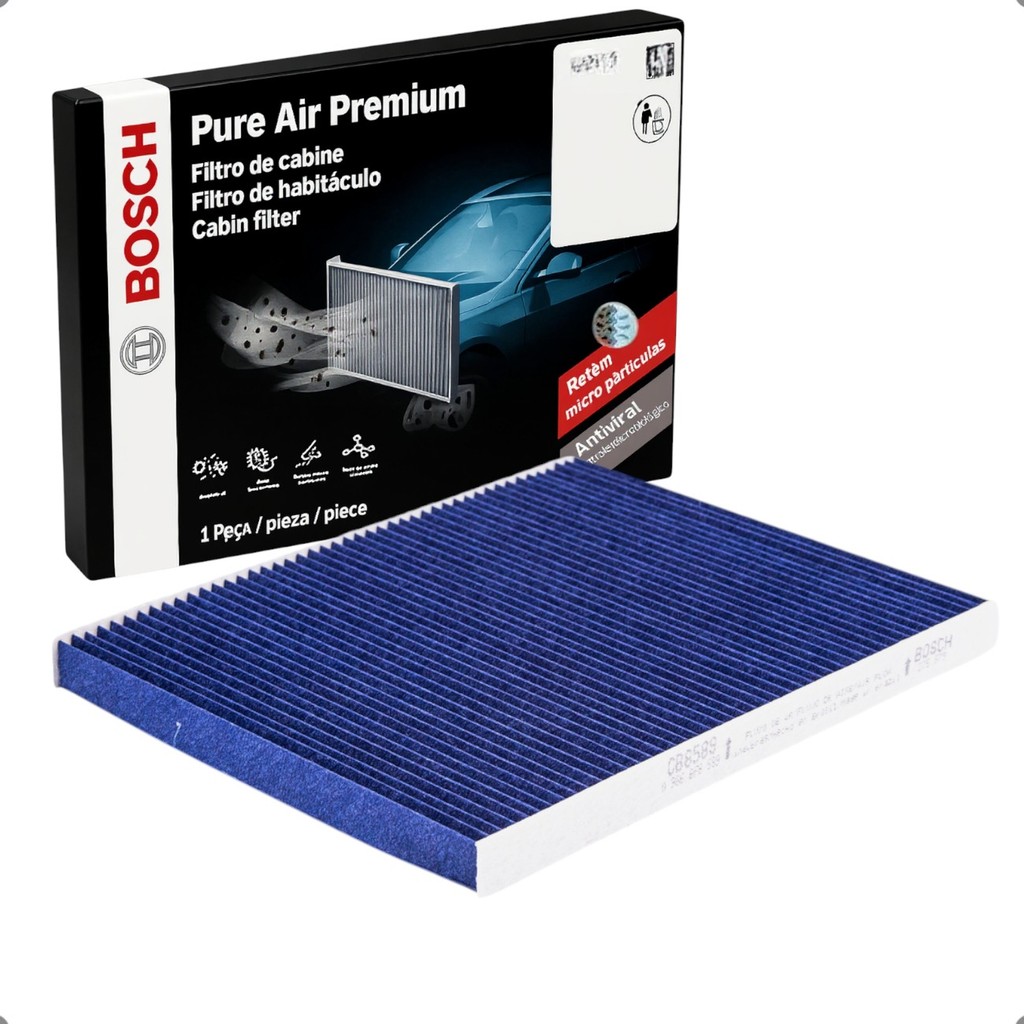 Filtro De Cabine Ar Condicionado Bosch Premium Ka Ecosport Fiesta 2010 A 2021