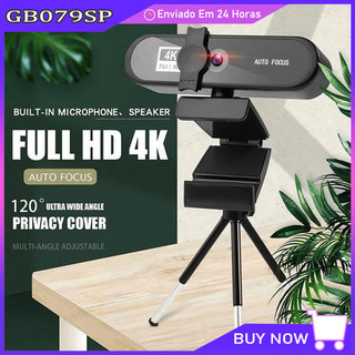 4k Webcam Câmera Para Computador Notebook Com Suporte PRONTA ENTREGA