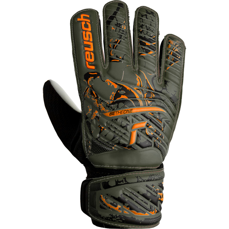 LUVA REUSCH ATTRAKT STARTER SOLID GREEN/ORANGE