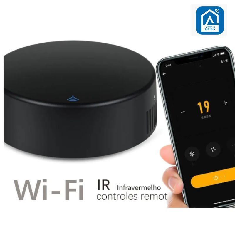 Controle Inteligente Infra Vermelho 10M WIFI ALPHA-600 AITEK em Oferta na Shopee