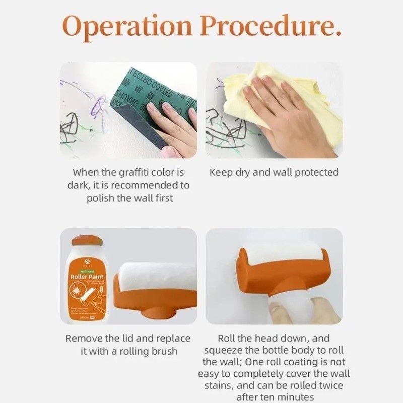 Pintura De Rolo Para Parede Pincel Pequeno Ferramenta De Reparo De Parede Conjunto De Escova Bricolagem em Oferta na Shopee