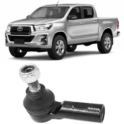 Terminal Direção Hilux Sw4 2016 A 2021 Dianteiro Nakata