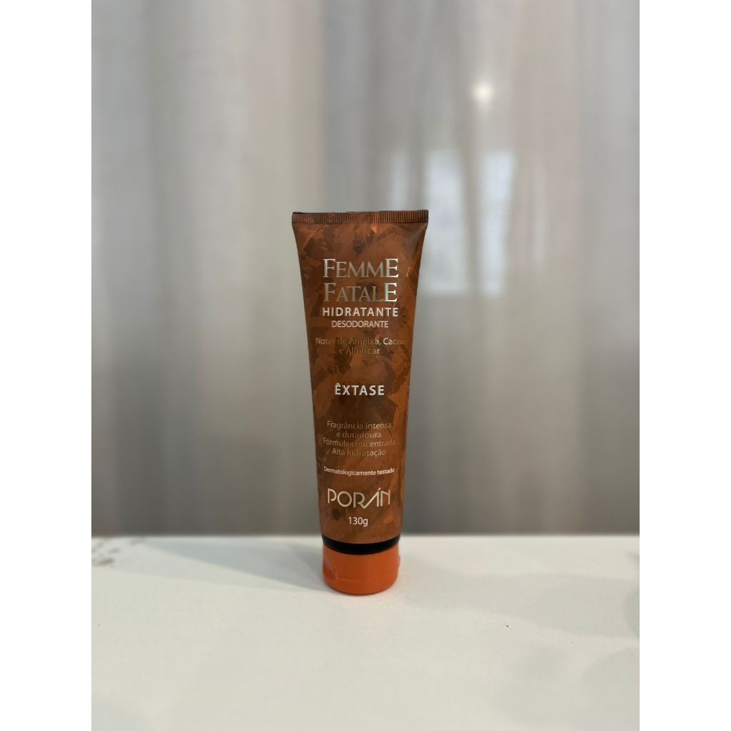 Linha Nova Poran Femme Fatale Hidratante, Body Splash e Iluminador