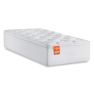 Colchão Solteiro Molas Ensacadas Real Pillow Top 88x188x27cm Branco Inducol - Suporta até 130kg por Pessoa em Oferta na Shopee