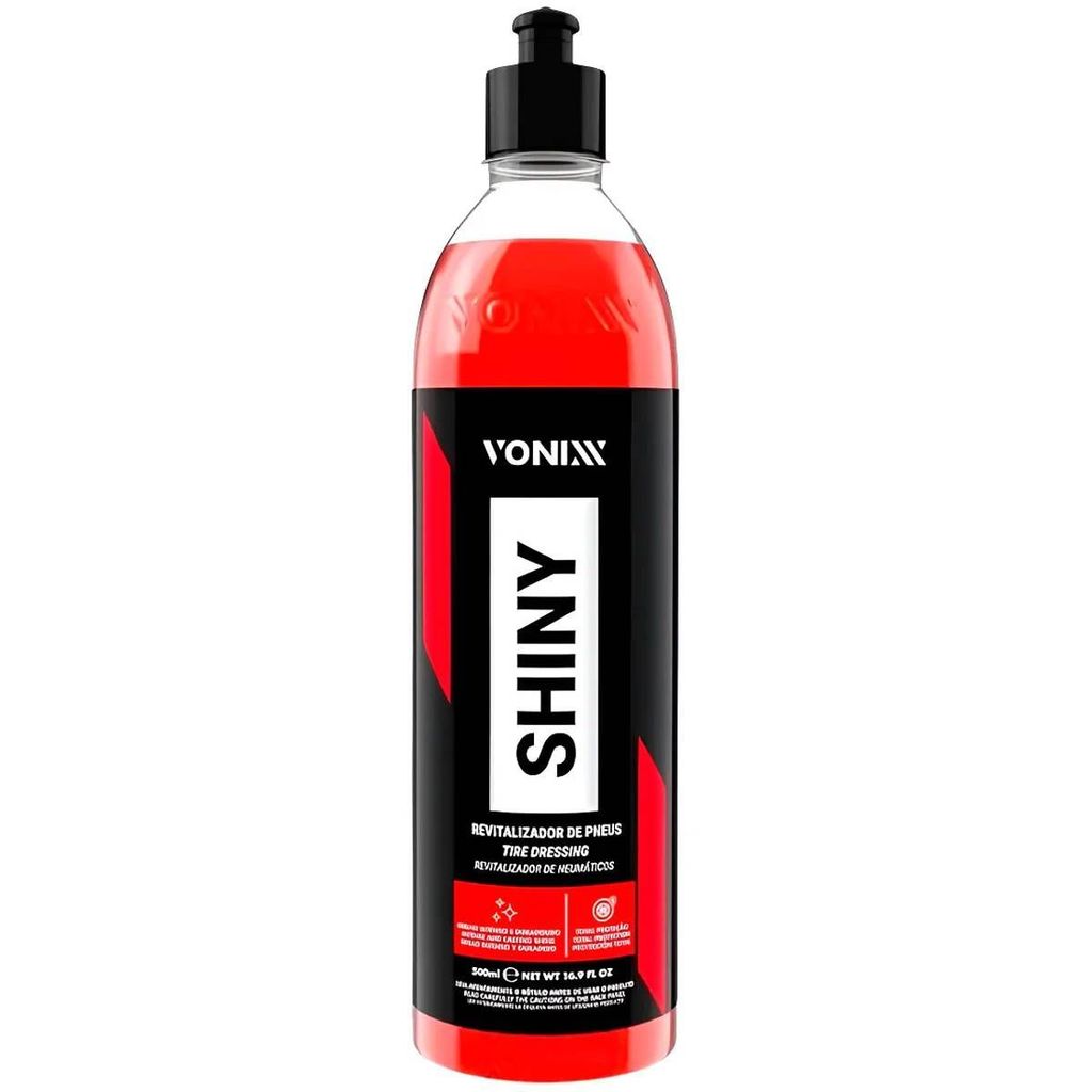 Shiny Revitalizador Pneu Pretinho Longa Duração Vonixx 500ml em Oferta na Shopee