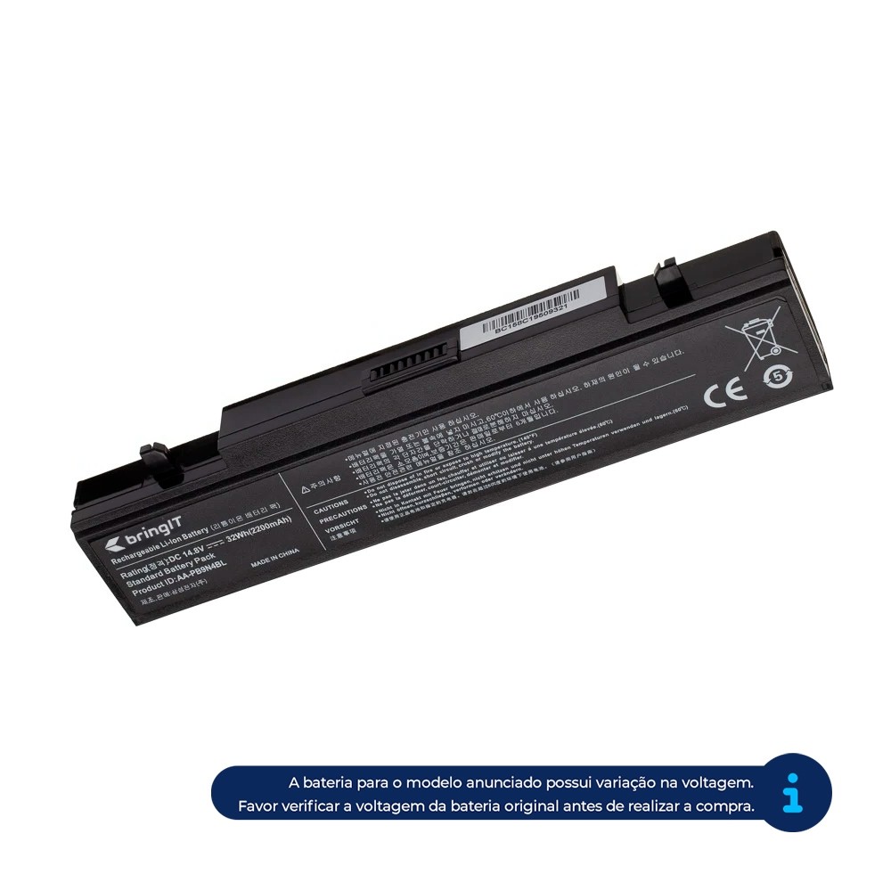 Bateria para Notebook Samsung Nt Series NT-RV411 | 2000 mAh em Oferta na Shopee