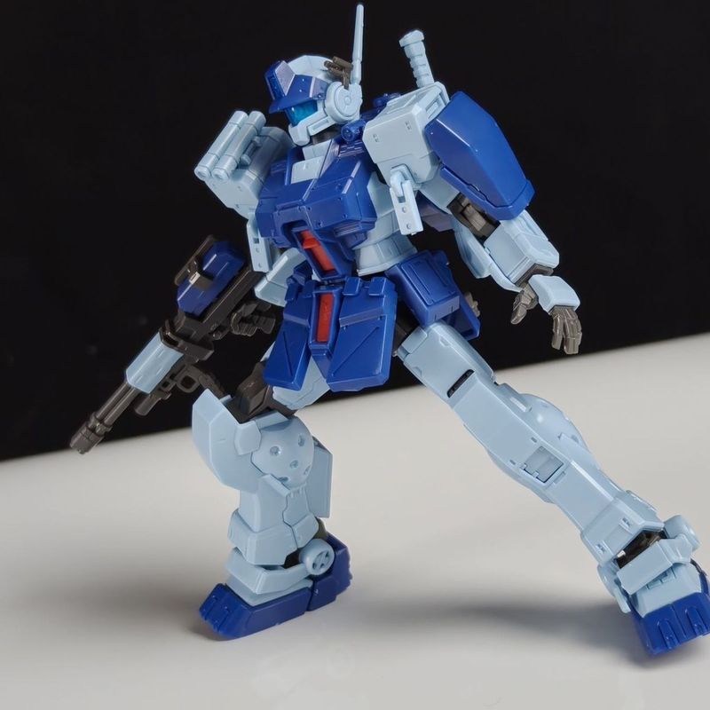 JMS Jim Spartan White Dog Team Cold Terrain Sniper Jim 2 Esquema de Cores HG 1/144 Esquadrão Spartan Produção Nacional