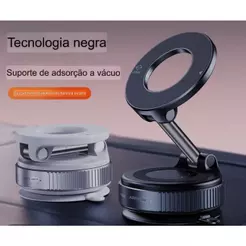 Suporte De Celular De ventosa Dobrável e Ajustável Fixação Forte Firme a Vácuo Carro Mesa e Parede
