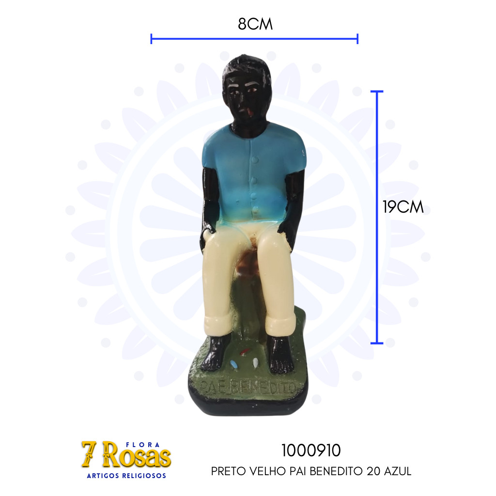 PRETO VELHO PAI BENEDITO 20 AZUL