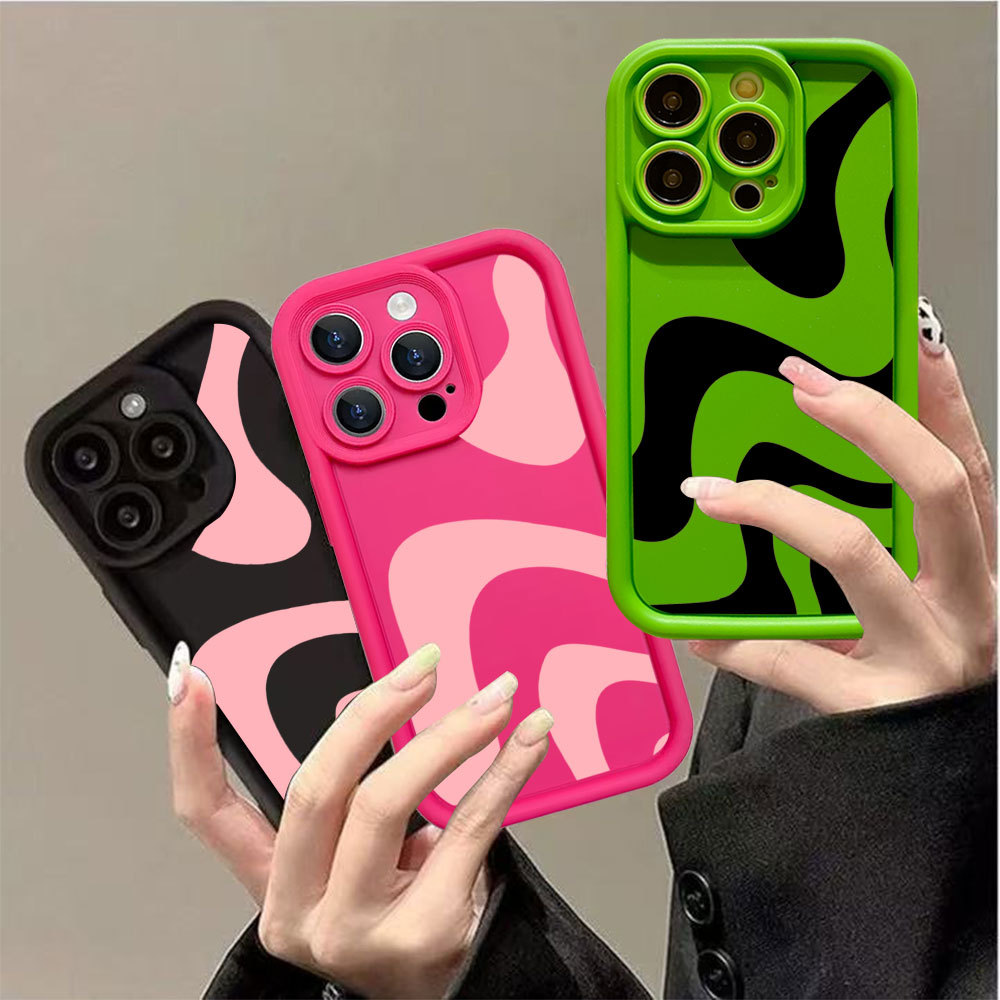 Capa Para Samsung A17 A07 A56 A36 A55 A54 A16 A15 A14 A05S A51 A52 A34 A35 A32 A13 zebra Listra Silicone À Prova De Choq