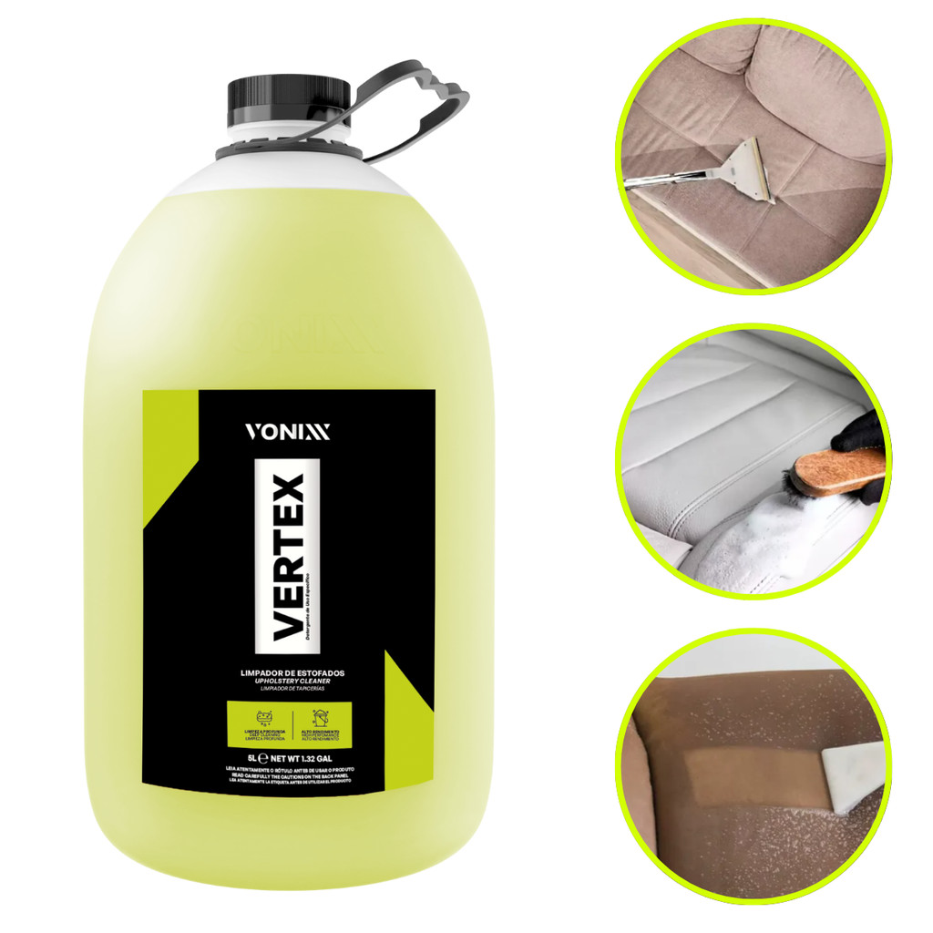 Vertex 5 litros Vonixx Limpador de Estofados em Oferta na Shopee