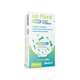 Up Flora Mini 8 Cápsulas Suplemento Vitamínico Probiotico