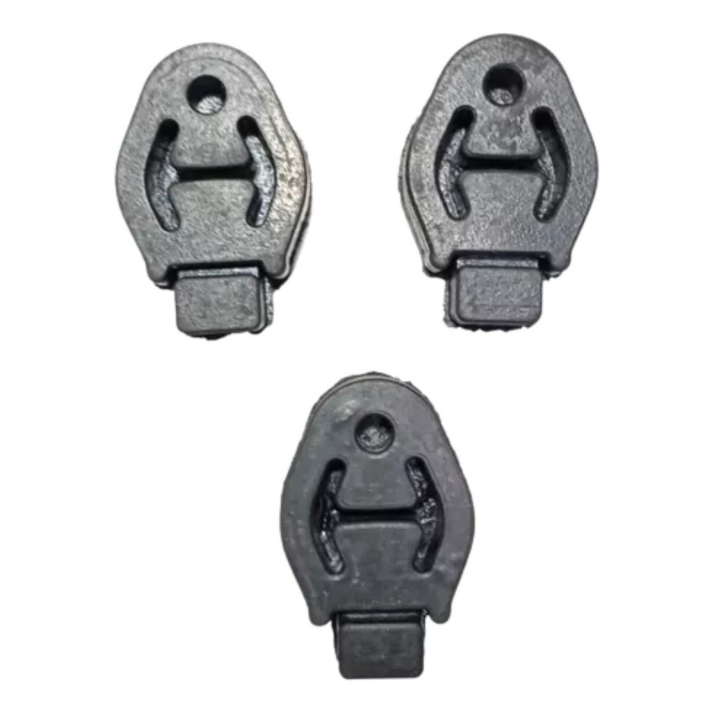 Borracha  Coxim Escapamento Ford Focus Kit C/ 03 Pçs