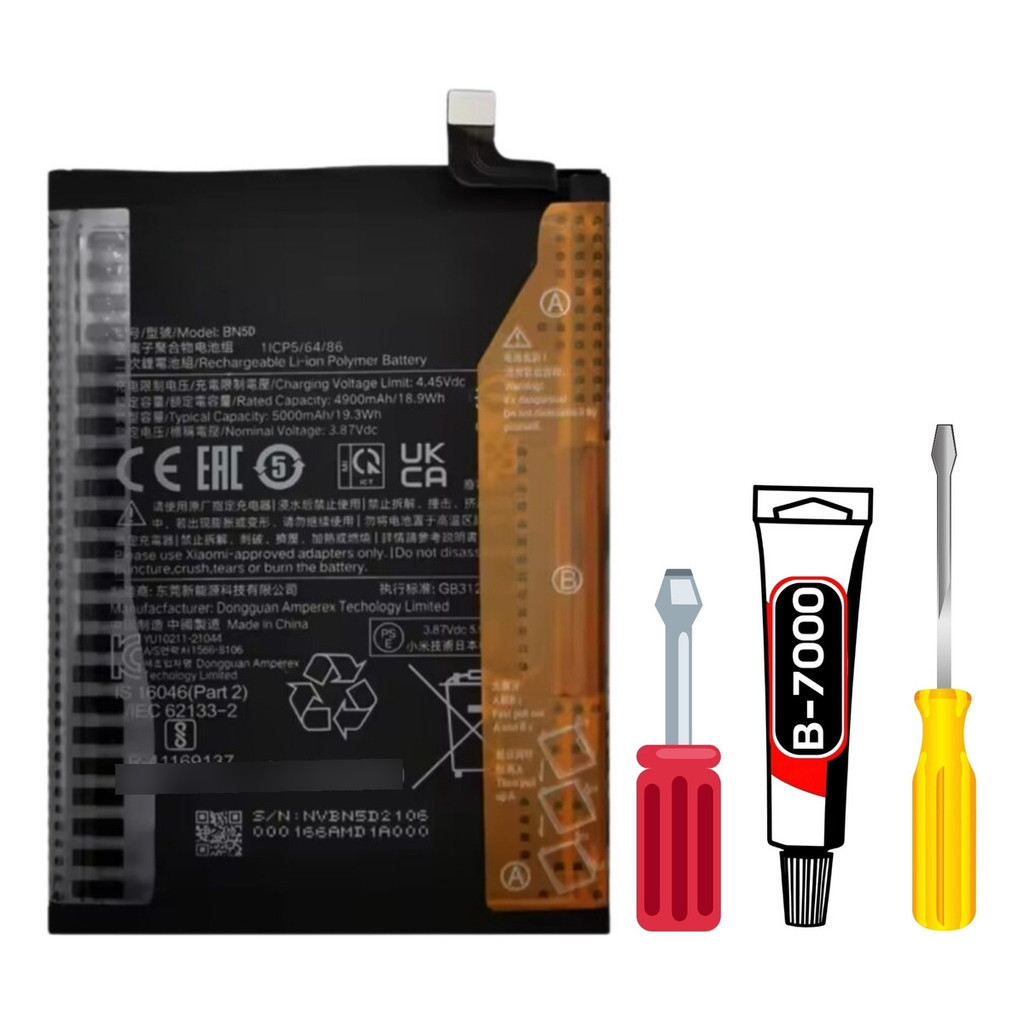 Bateria Para Redmi Note 11 4g | Redmi Note 11s Bn5d + Kit Reparo em Oferta na Shopee