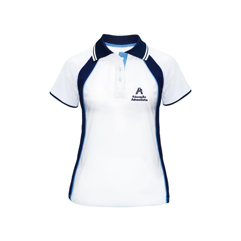 Camisa Polo Feminina - Colegio Adventista - Ensino Medio em Oferta na Shopee