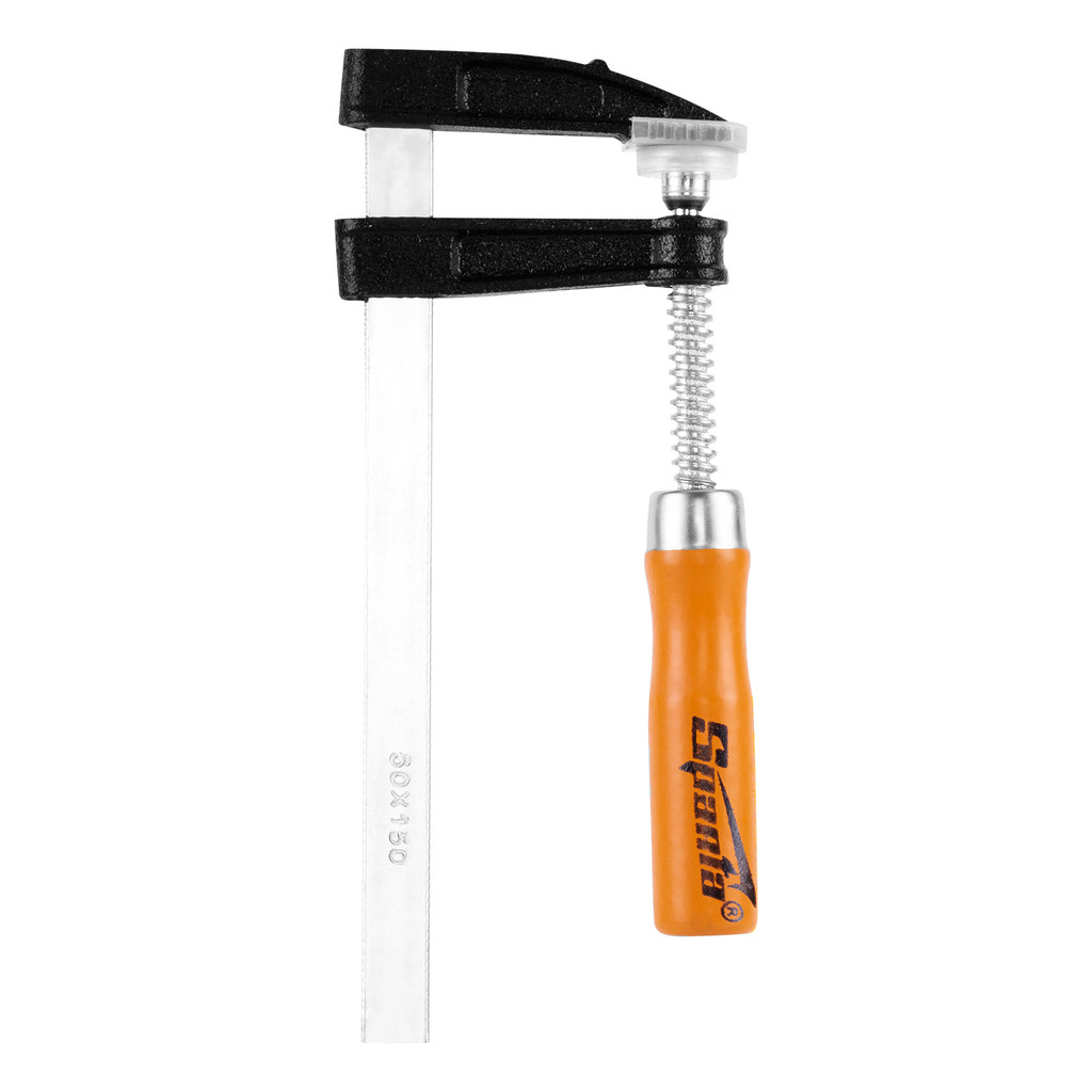 GRAMPO SARGENTO TIPO F ACO CARBONO 150 X 50 X 200MM, 1PC em Oferta na Shopee