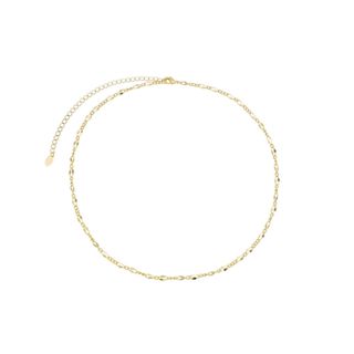 CHOKER JÚLIA MINI ELOS FOLHEADA A OURO 18K em Oferta na Shopee