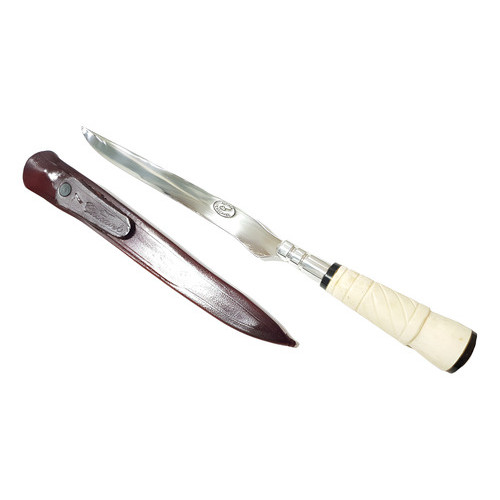 Faca Gaúcha Fileteira Sushi Cozinha 7 Inox Cascavel Osso Red