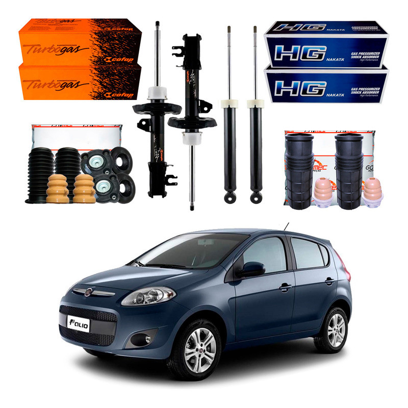 Kit Amortecedor Dianteiro Traseiro Palio 1.4 2011 A 2017 em Oferta na Shopee