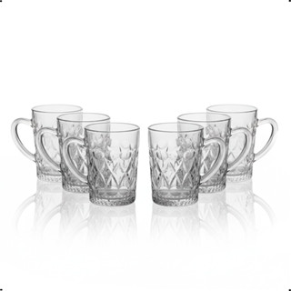 Conjunto 6 Canecas de Vidro Varsóvia 117ml | Design Clássico Café e Chá em Oferta na Shopee
