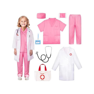 Crianças roupas médico enfermeira Role-Playing roupas jogar casa desempenho roupas em Oferta na Shopee