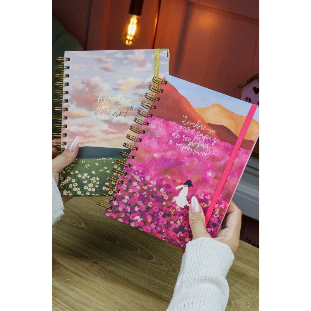 Caderno dos Sonhos e Metas - Personalizado - ENVIO IMEDIATO em Oferta na Shopee