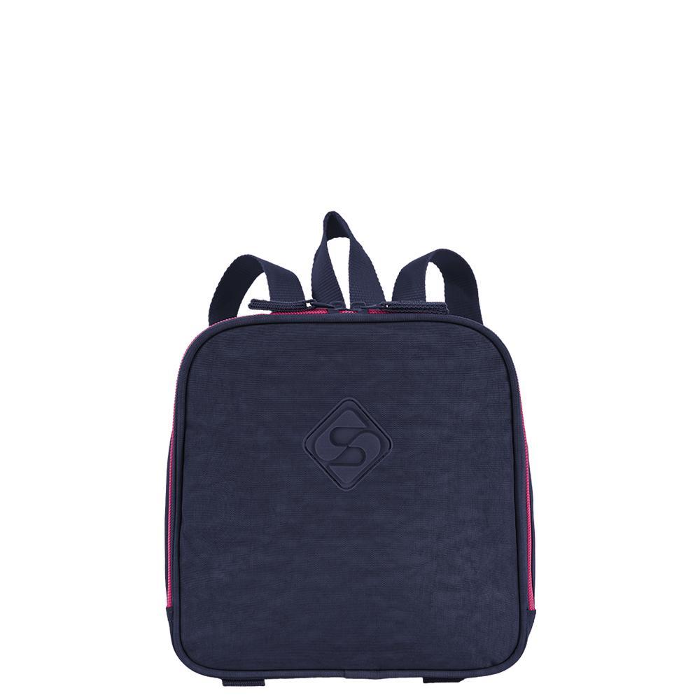 Lancheira Grande Sestini Lunch Crinkle - Azul Neon em Oferta na Shopee