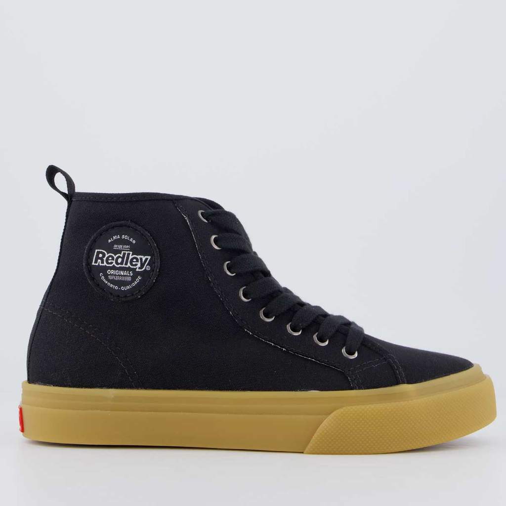 Tênis Redley High Látex Preto em Oferta na Shopee
