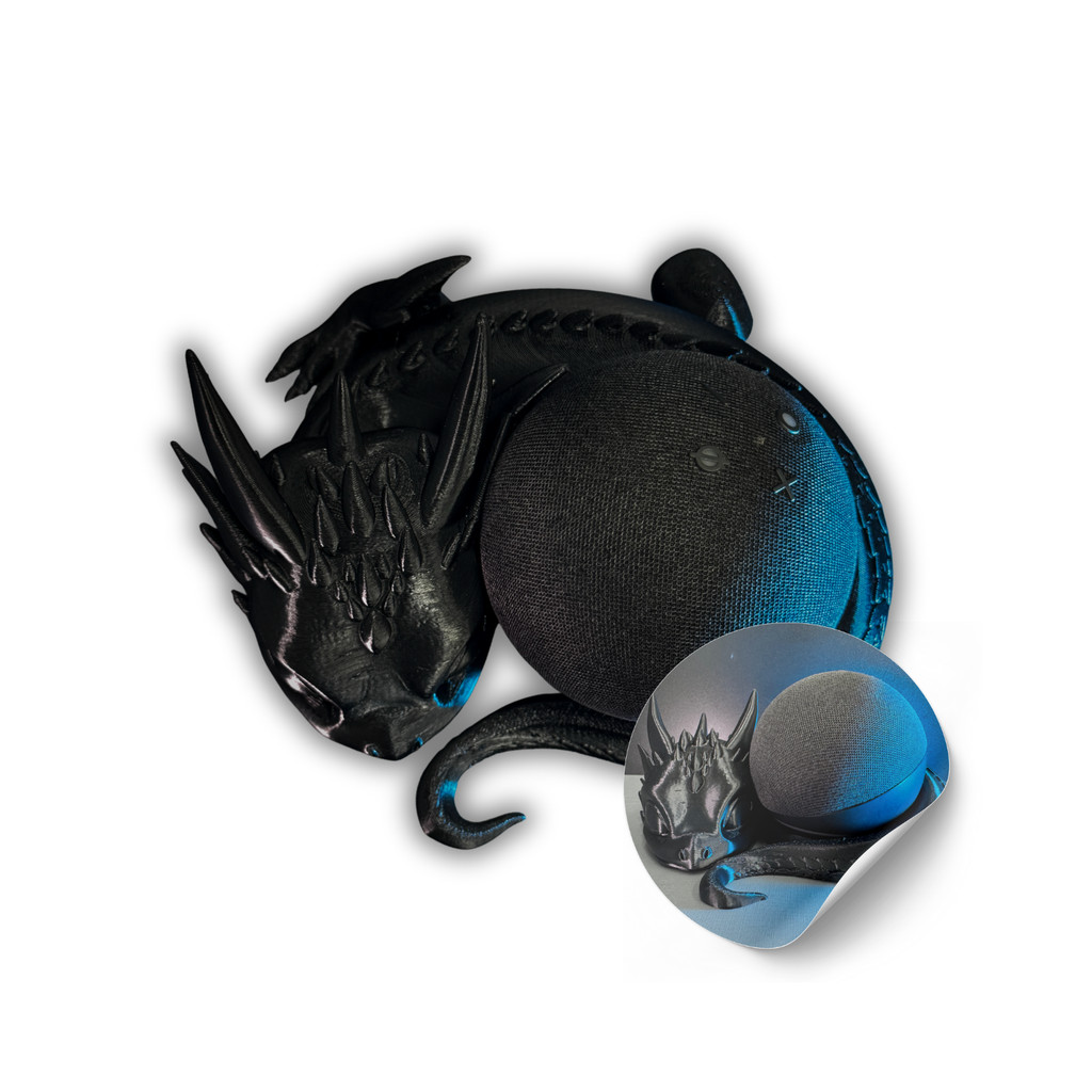 Suporte de Mesa Alexa Echo Pop | Baby Dragon | Estável PERFEITO PARA PRESENTE