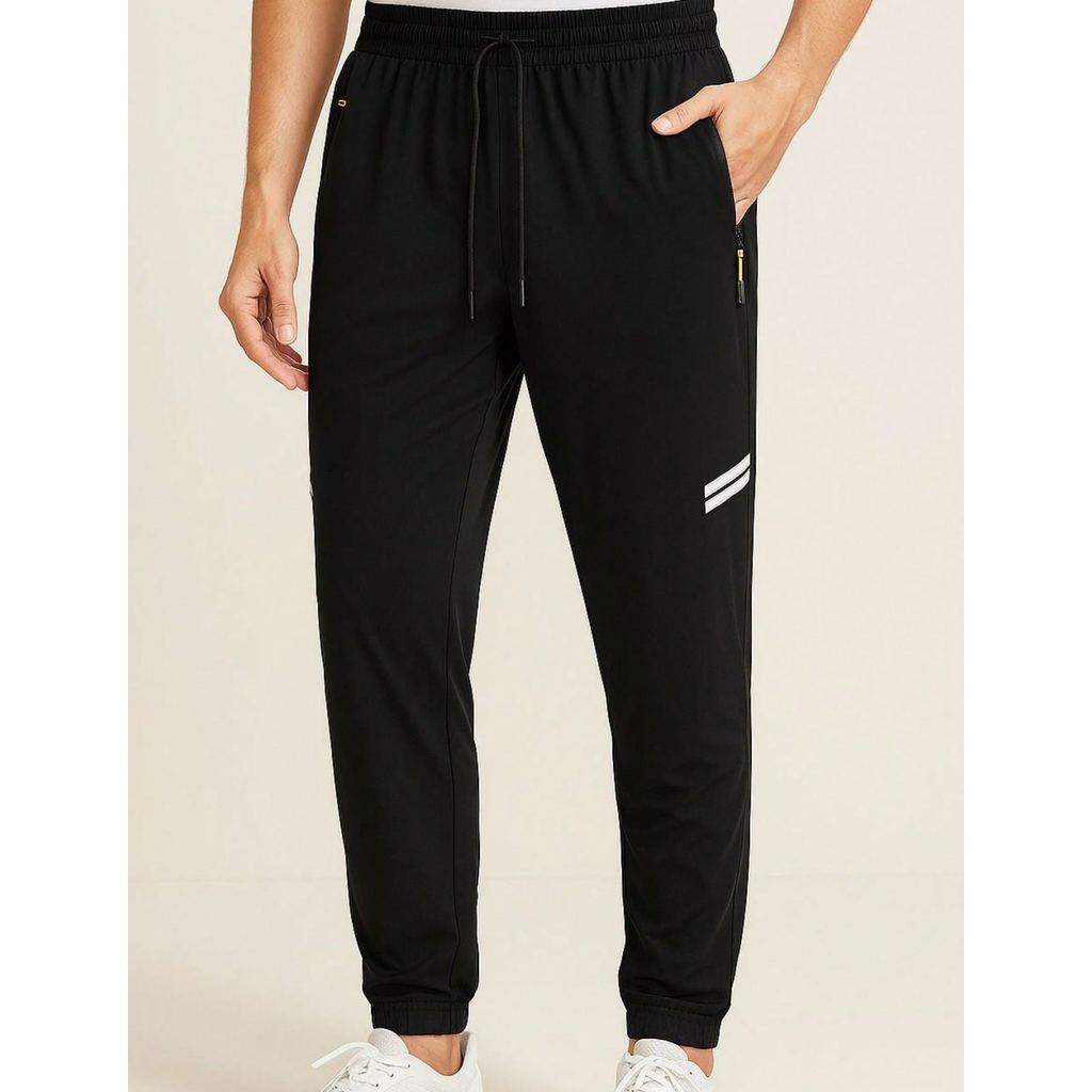 Calça Masculina Com Elastano Esportiva Fitness Slim Fit