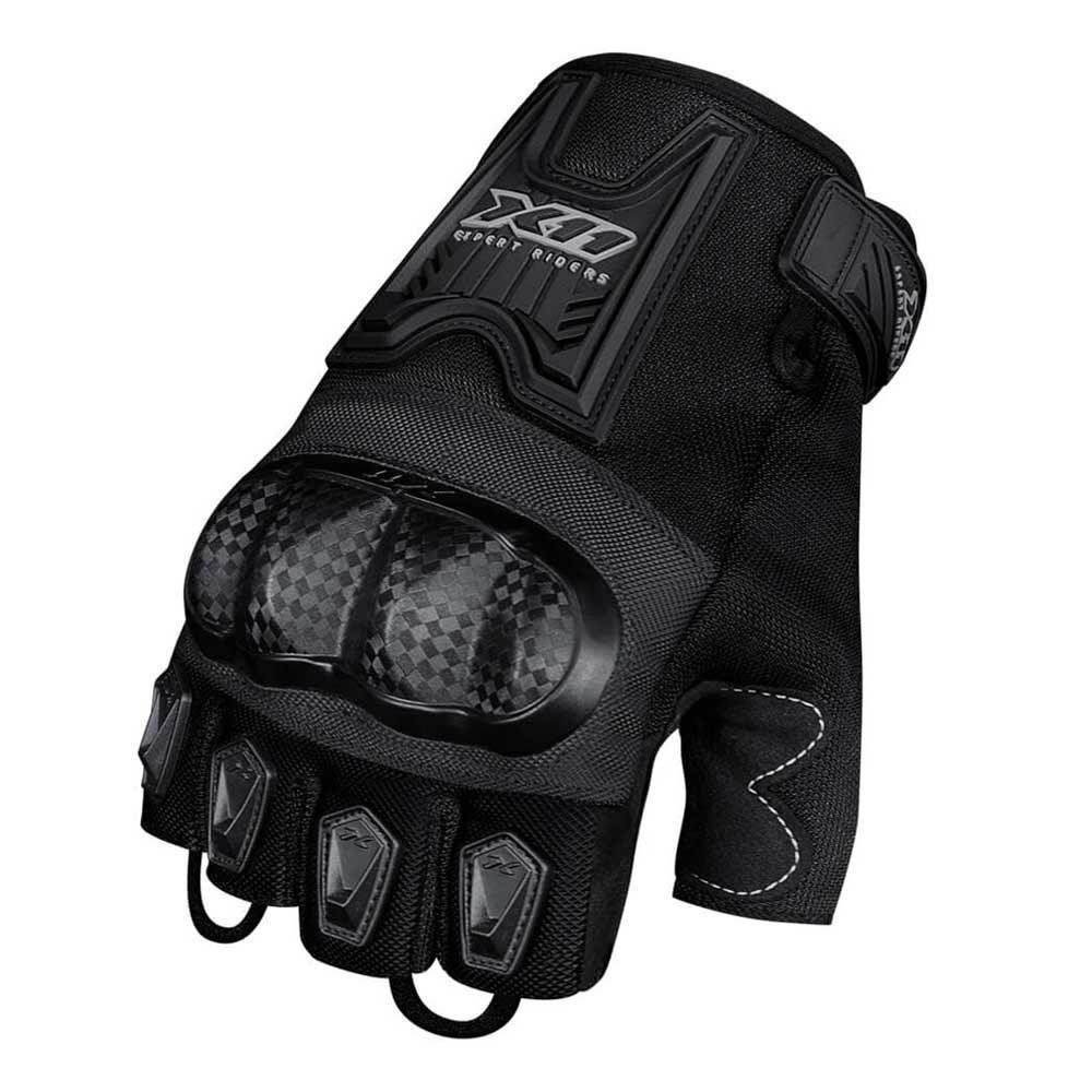 LUVA MASCULINA X11 BLACKOUT 2 MEIO DEDO
