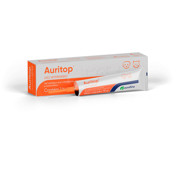 Auritop 15gr Cães e Gatos - Ouro Fino