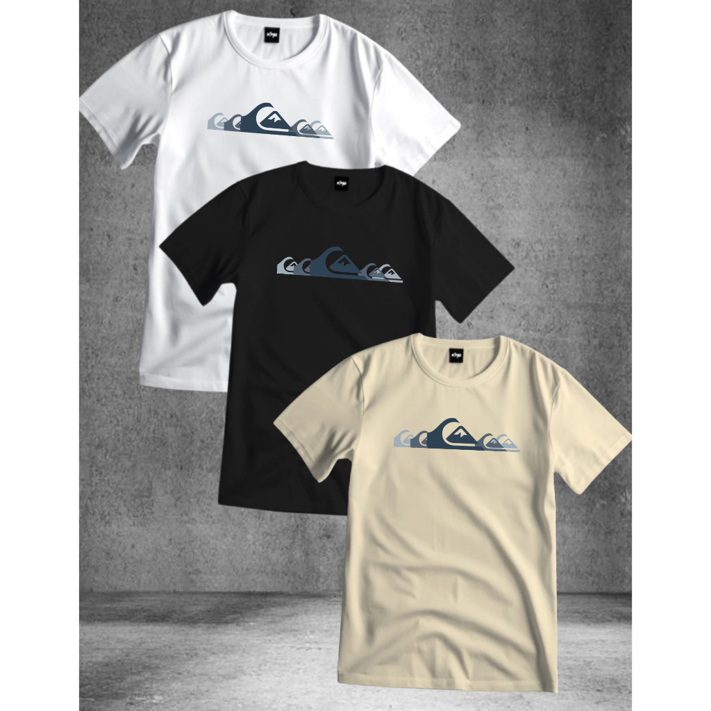 Kit 3 Camisas QK Camiseta Masculina 100% Algodão confortavel leve e maçio
