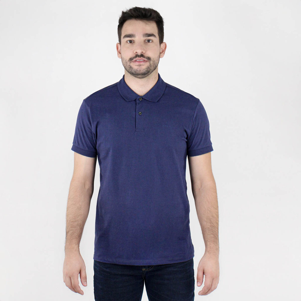 Camiseta Polo Colcci Comfort Manga Curta Azul Escuro - Masculino em Oferta na Shopee