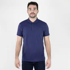 Camiseta Polo Colcci Comfort Manga Curta Azul Escuro - Masculino