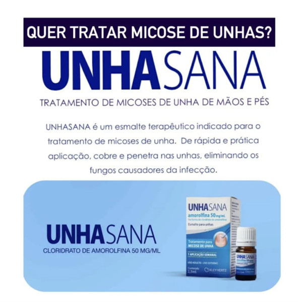 Esmalte Antifúngico Para Unhas Saudáveis 30ml 2.5ml-Kley Hertz