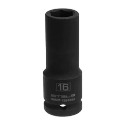 SOQUETE DE IMPACTO LONGO ENCAIXE 1/2POL., 16MM, 1PC // STELS