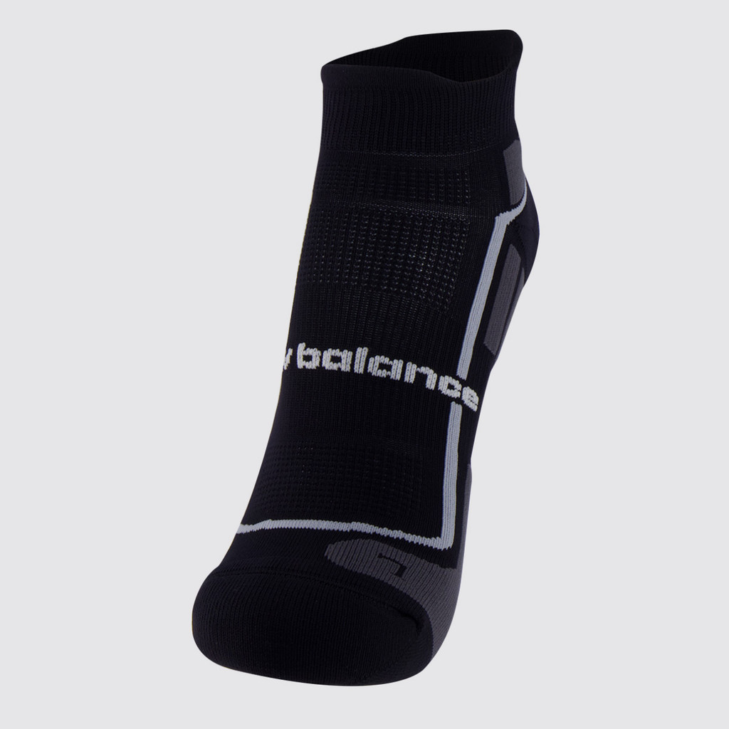 Meia New Balance Cano Invisível Preto e Cinza em Oferta na Shopee