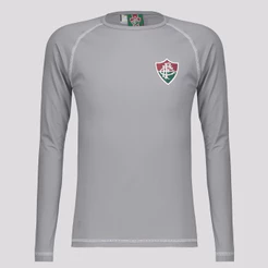 Camisa Manga Longa Fluminense Lodge Infantil Cinza