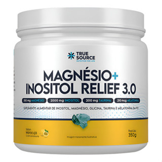 True Magnésio+inositol Relief 3.0 Maracujá 350g True Source Maracujá em Oferta na Shopee