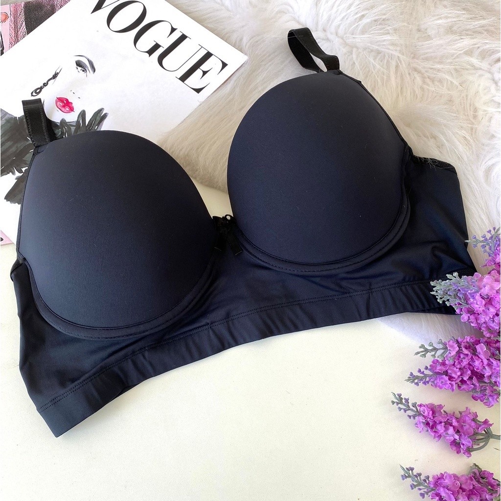 Sutiã Plus Size 3 Fechos  Reforçado Soutien  Sutia Com Bojo  Liso Alça Reforçada Aro Sustentação Sutian em Oferta na Shopee