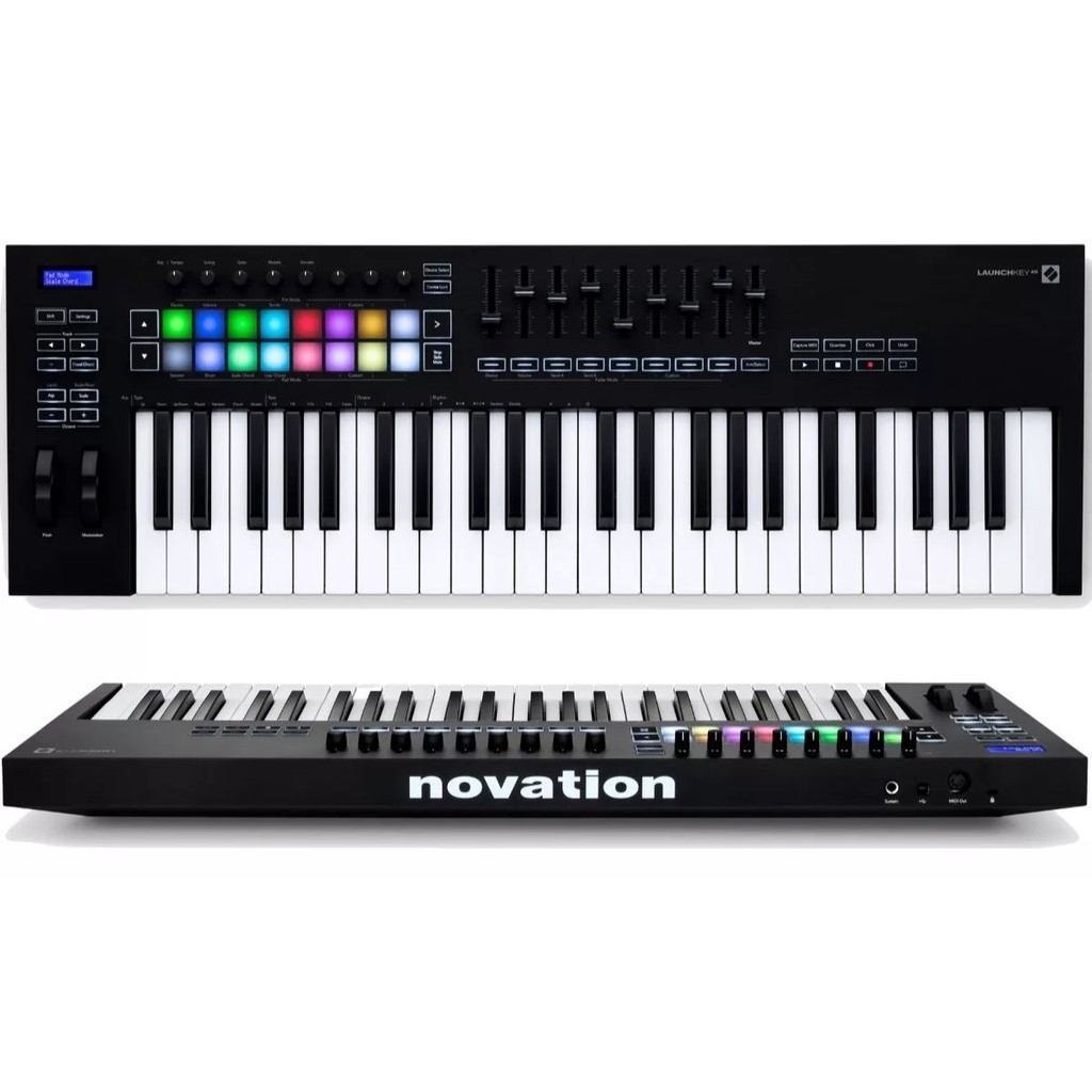 Teclado Novation Flkey49 Controlador Midi 49 Teclas 16 Pads