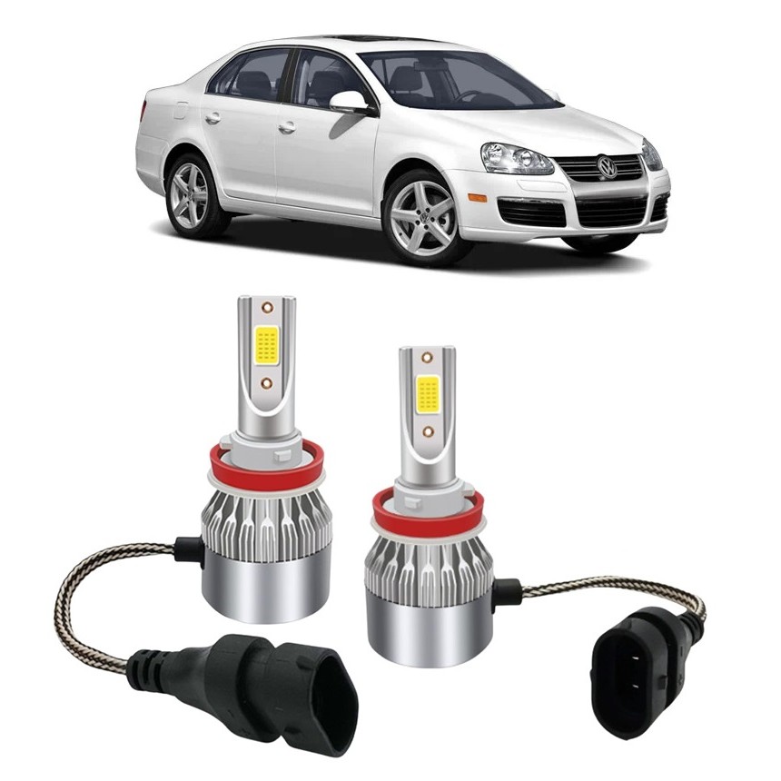 Par Lampada Super LED Farol de Milha Jetta 2007 2008 2009 2010 2011 2012 2013 6000k HB4