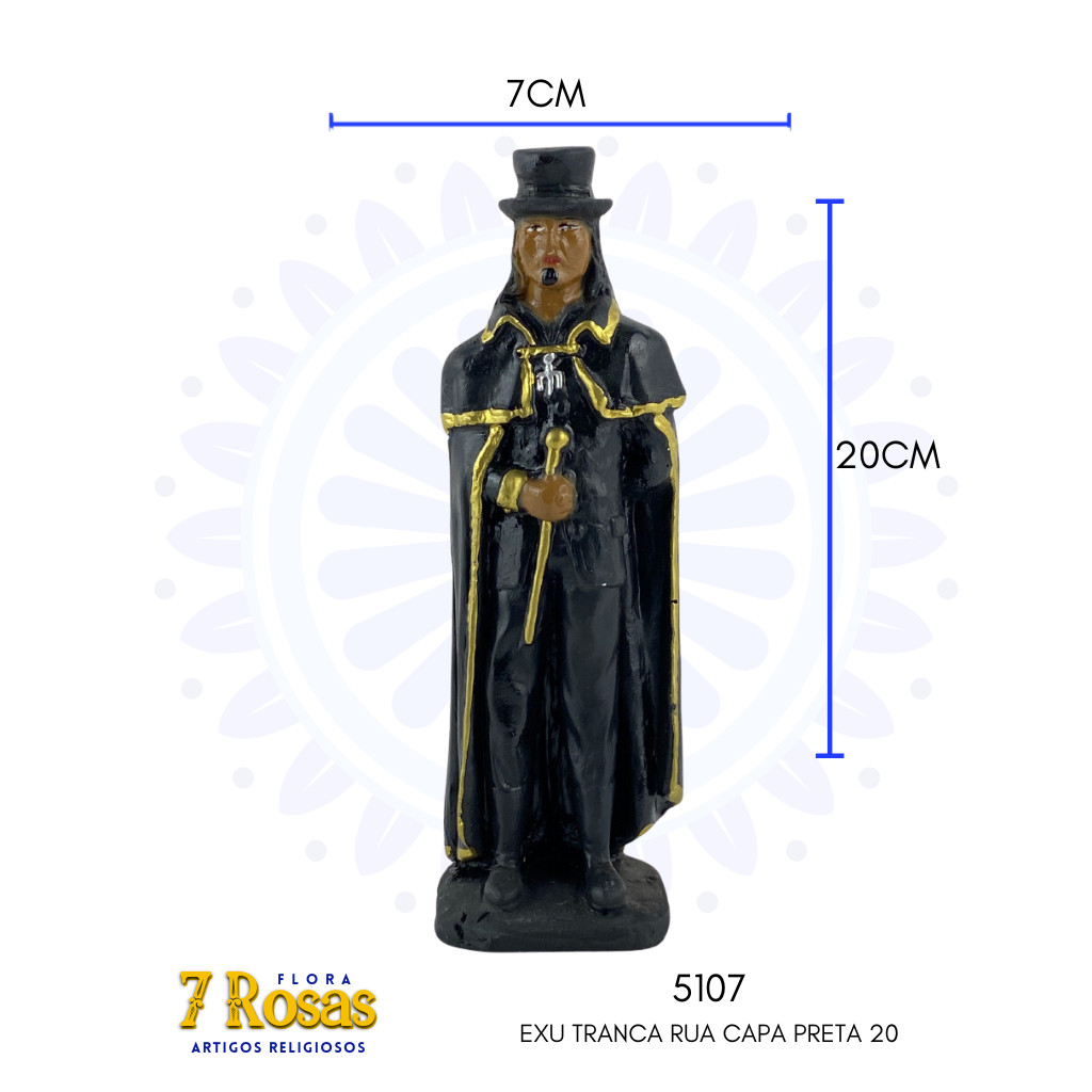 EXU TRANCA RUA CAPA CARTOLA 20 PRETO